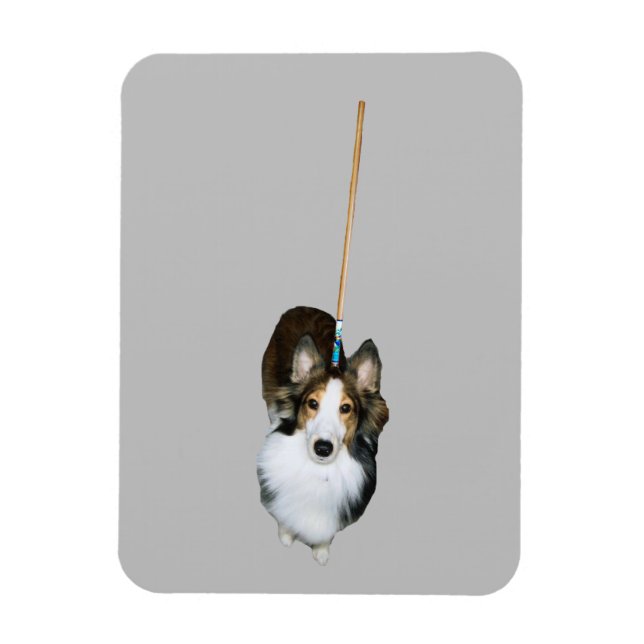 Mop Dog Magnet (Vertical)