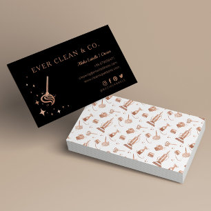 Mop Professional Maid & House Cleaning Business Card