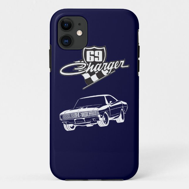 Mopar - 1969 Dodge Charger Iphone Case (Back)