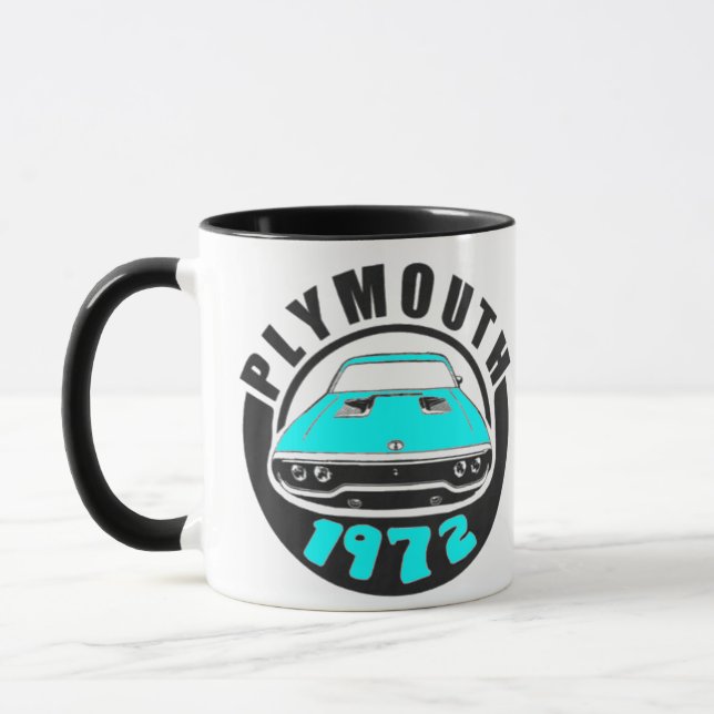 Mopar - 1972 Plymouth Roadrunner Petty Blue Mug (Left)
