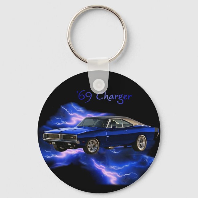 Mopar:  '69 Dodge Charger Key Ring (Front)