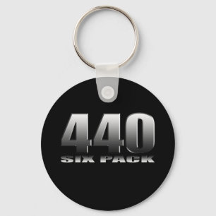 Mopar Dodge 440 Six Pack Key Ring