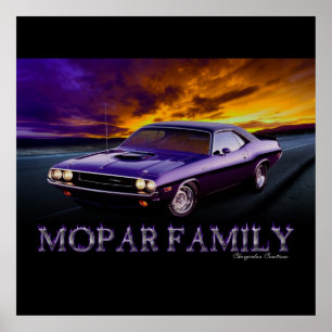 MOPAR FAMILY LARGE POSTER