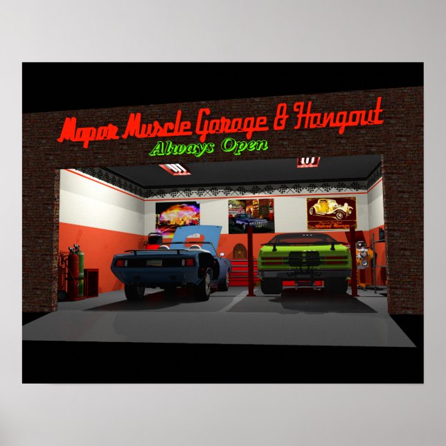 Mopar Garage Poster (Front)