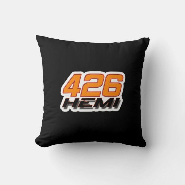 Mopar - HEMI Throw Pillow (Front)