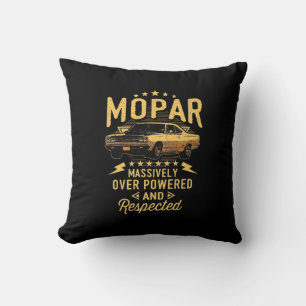 Mopar - Massively Over Powered And Respected Throw Cushion