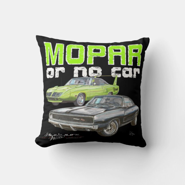 MOPAR or No Car Pillow (Front)