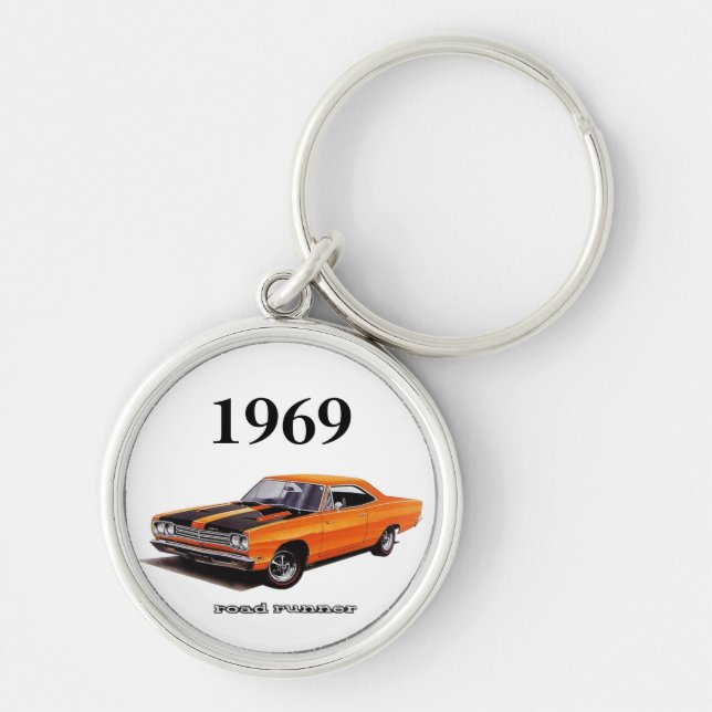 Mopar - Plymouth Road Runner - Satellite Key Ring (Front)