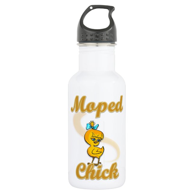 Moped Chick 532 Ml Water Bottle (Front)