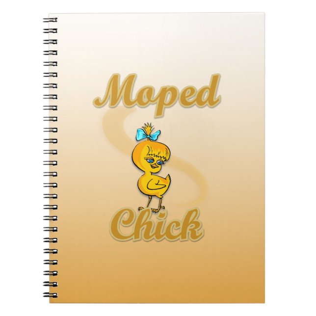 Moped Chick Notebook (Front)
