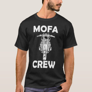 Moped Crew Moped Scooter Motorcycle Moped Groups T-Shirt