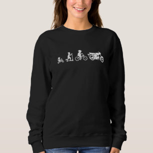 Moped Evolution Ddr S51 East Germany East Motorcyc Sweatshirt