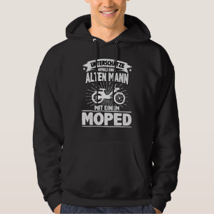 Moped Mopeds Moped Scooter Two Wheel Mokick Biker Hoodie