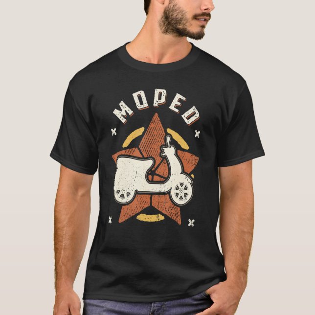 Moped Vintage Retro Classic T-Shirt (Front)