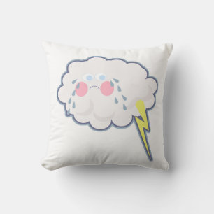 Mopey and Silly Emo Cloud Cushion