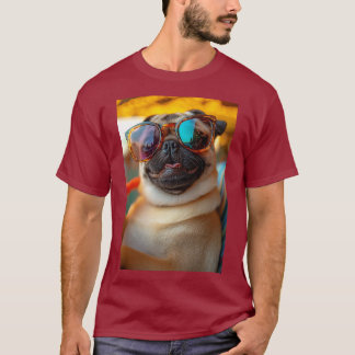 Mops - Coolness on four paws T-Shirt