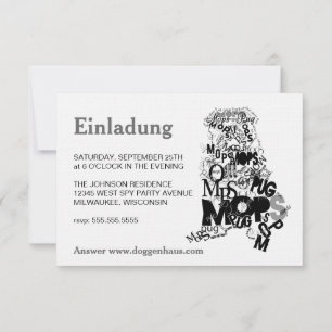 Mops Invitations