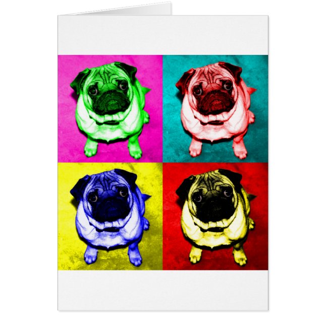 Mops Jack in 4 colors (Front)