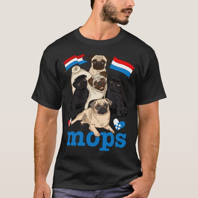 MOPS! (Luxembourgish version!) T-Shirt (Front)