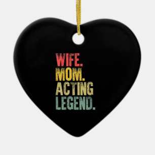 Mor Women Wife Mum Acting Legend Ceramic Ornament