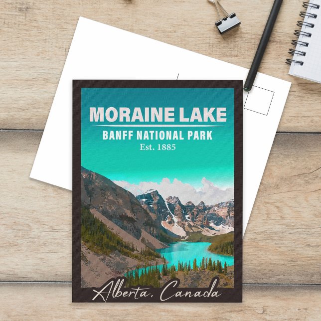 Moraine Lake Alberta Canada Banff National Park Postcard (Creator Uploaded)