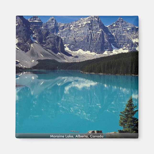 Moraine Lake, Alberta, Canada Magnet (Front)