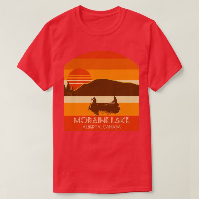 Moraine Lake Alberta Canada T-Shirt (Design Front)