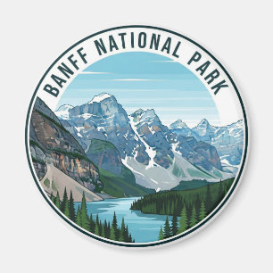 Moraine Lake at Banff National Park Canada Travel Magnet