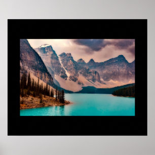 Moraine Lake Banff National Park Poster