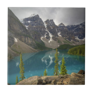 Moraine Lake Canada Ceramic Tile