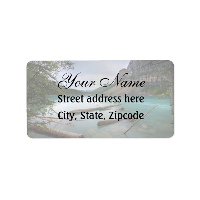 Moraine Lake Canada Label (Front)