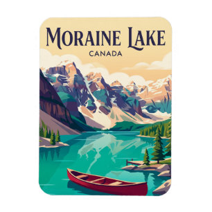 Moraine Lake Canada Magnet