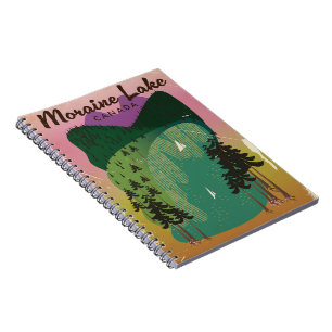 Moraine lake Canada Notebook