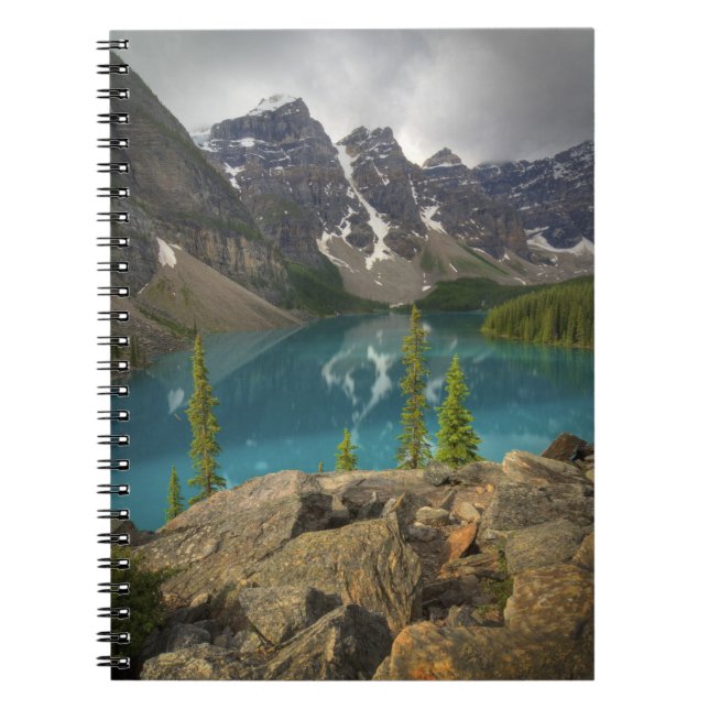 Moraine Lake Canada Notebook (Front)
