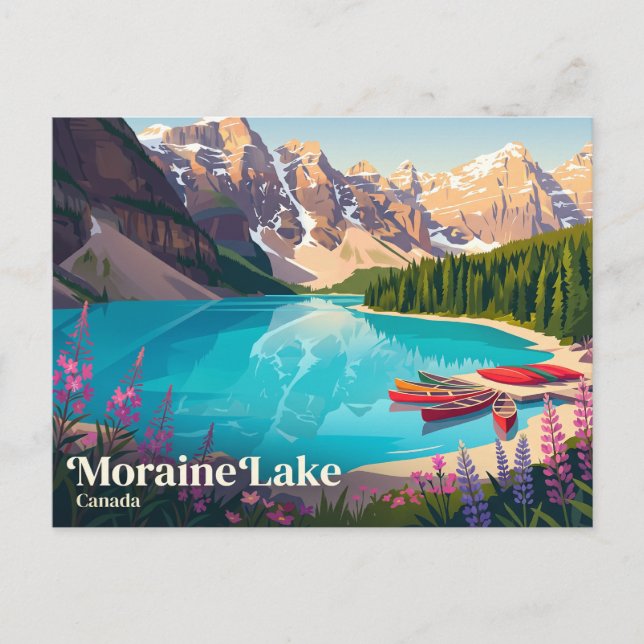 Moraine Lake Canada Postcard (Front)