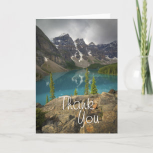 Moraine Lake Canada Thank You Card
