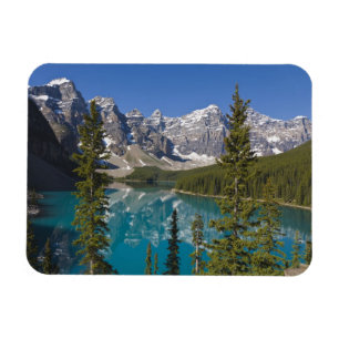 Moraine Lake, Canadian Rockies, Alberta, Canada 2 Magnet