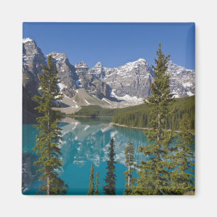 Moraine Lake, Canadian Rockies, Alberta, Canada 2 Magnet