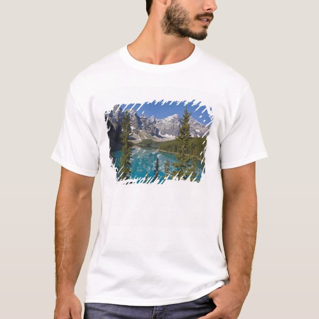 Moraine Lake, Canadian Rockies, Alberta, Canada 2 T-Shirt (Front)