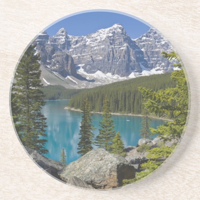 Moraine Lake, Canadian Rockies, Alberta, Canada Coaster (Front)