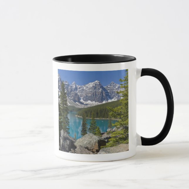 Moraine Lake, Canadian Rockies, Alberta, Canada Mug (Right)