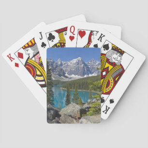 Moraine Lake, Canadian Rockies, Alberta, Canada Playing Cards