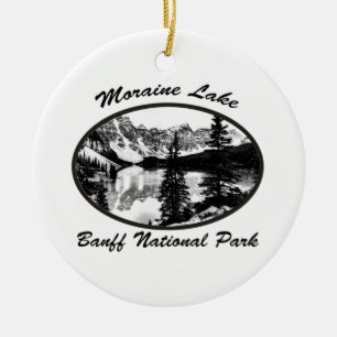 Moraine Lake Ceramic Ornament