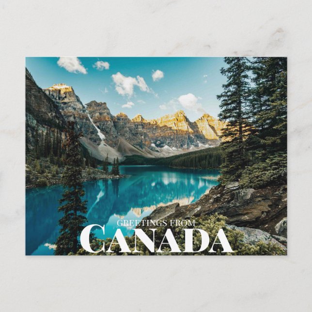 Moraine Lake, Improvement District, AB, Canada Postcard (Front)