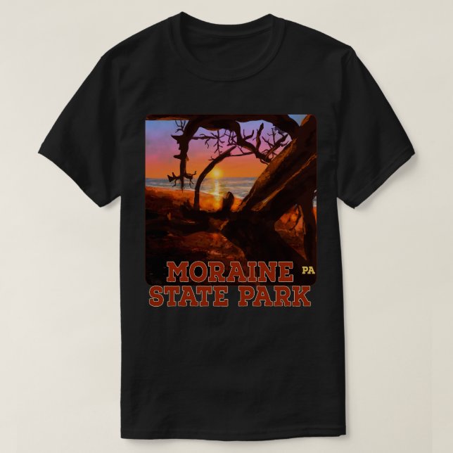 Moraine State Park Pennsylvania T-Shirt (Design Front)