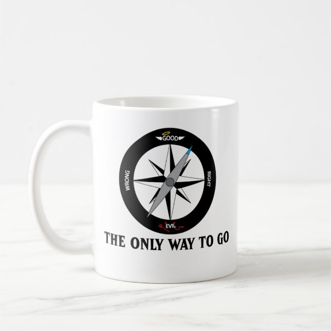 Moral Compass Coffee Mug (Left)