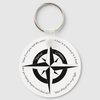Moral Compass Keychain
