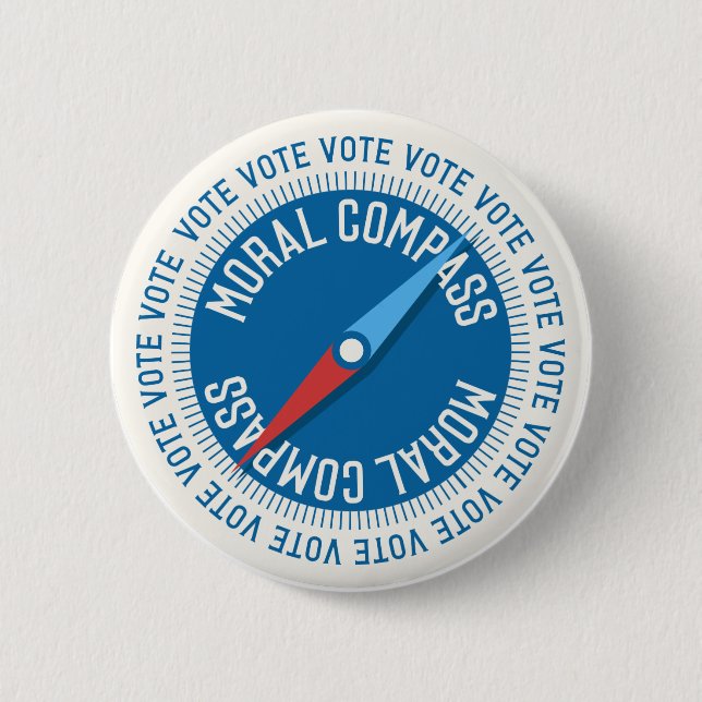 Moral Compass vote button (Front)