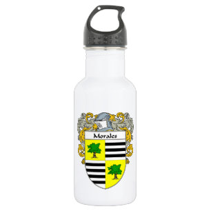 Morales Coat of Arms/Family Crest 532 Ml Water Bottle