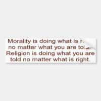 Morality vs. Religion